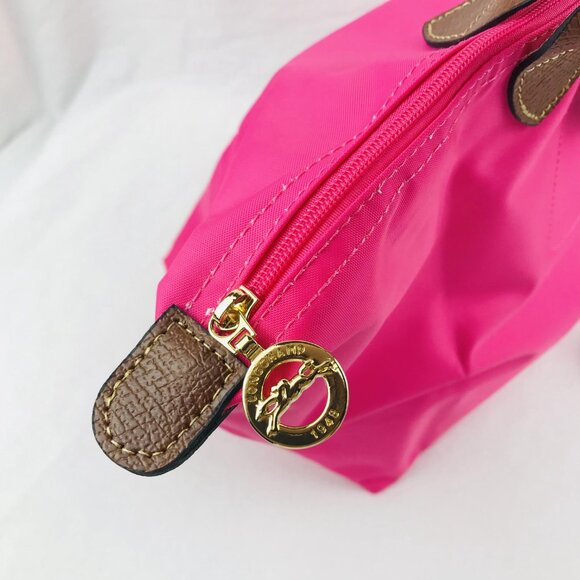 NWT Longchamp Le Pliage Original Large Shoulder Nylon Bag Tote baby Pink - Picture 8 of 8